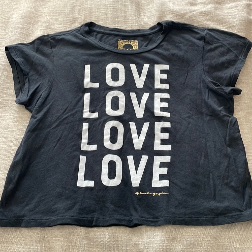 Spiritual Gangster Black Tee with White Print